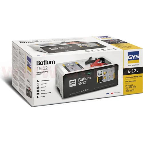 Nabíjačka BATIUM 15.12 6/12 V 225 Ah, 15 A /GYS/ - obr. 1