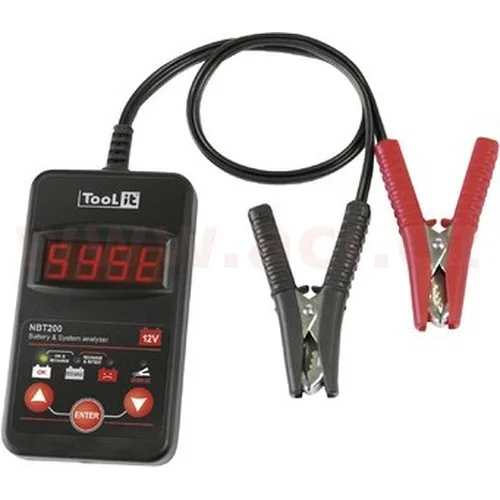 Tester batérií GYS 024168 napätie, prúd, dobíjanie, 12 V, 20, 150 Ah, NBT200