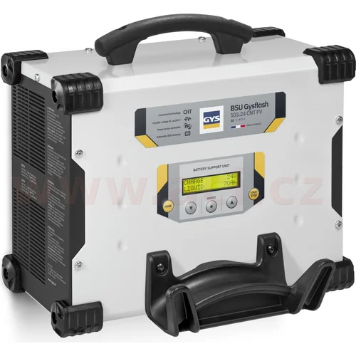 Nabíjačka/stabilizovaný zdroj GYSFLASH 103.24 CNT FV 6/12/24 V GYS 025684 5-1200 Ah, 100 A, káble 5 m, ponuka v češtine