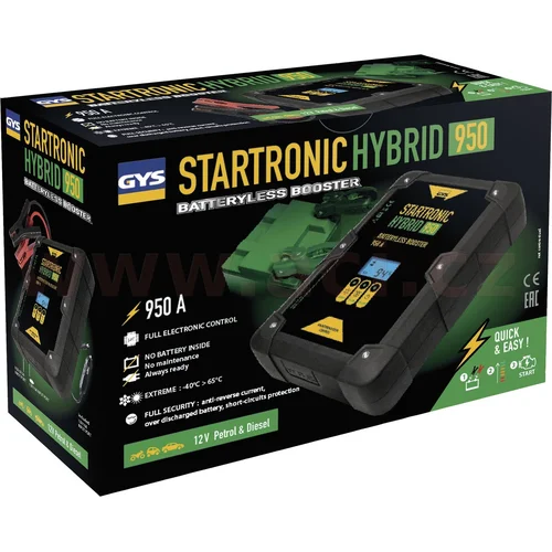 Kondenzátorový štartovací zdroj 12 V STARTRONIC HYBRID 950 /GYS/ - obr. 1