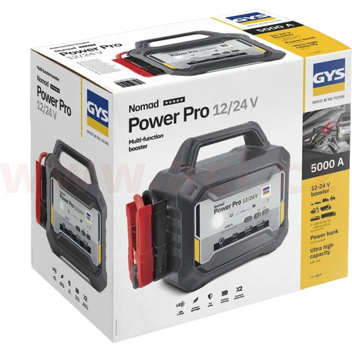 Lítiový štartovací zdroj NOMAD POWER PRO 12/24V 088566 /GYS/ - obr. 5
