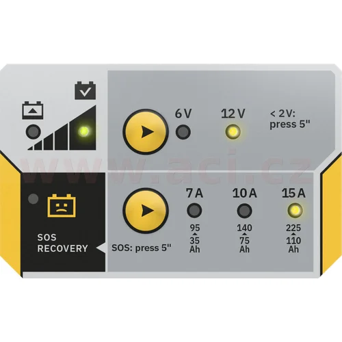 Nabíjačka BATIUM 15.12 6/12 V 225 Ah, 15 A /GYS/ - obr. 2