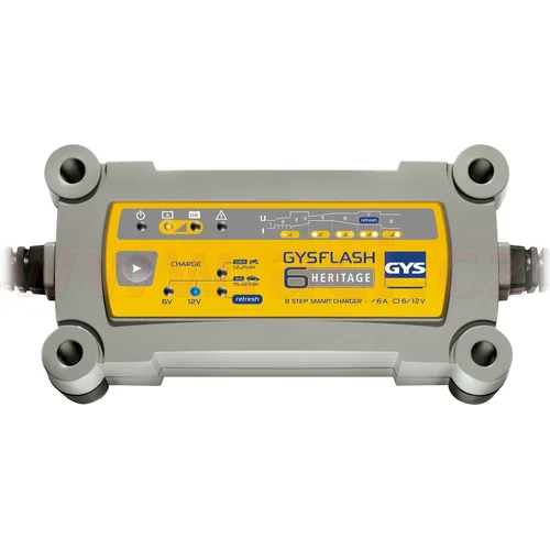 Nabíjačka GYSFLASH 6A HERITAGE GYS 029538 6/12 V, 1.2-125 Ah, 6 A