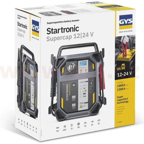 Kondenzátorový štartovací zdroj 12/24 V STARTRONIC SUPERCAP /GYS/ - obr. 3
