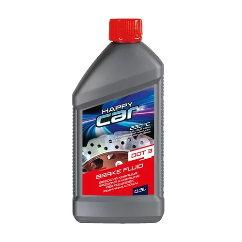 HAPPY CAR Brzdová kvapalina DOT 3 500 ml