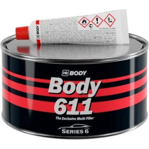 Tmel HB BODY 611 univerzálny tmel na všetky kovy, drevo béžový 250g