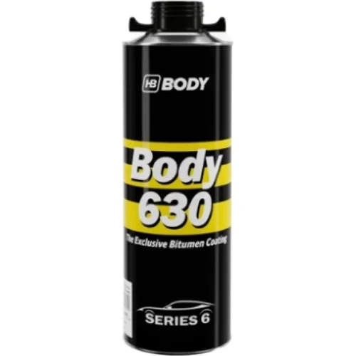 HB BODY 630 BITUMEN COATING asfaltový náter čierny 1KG na UBS pištoľ
