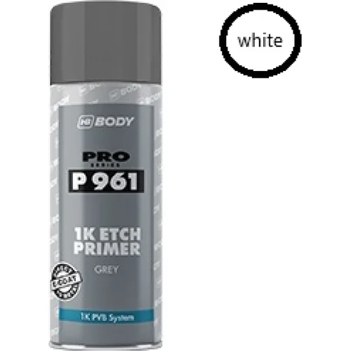 Základná farba HB BODY P961 etch primer odhrdzovač a reaktívny základ v jednom biely v spreji 400ml