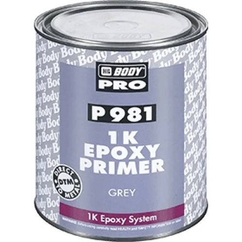 Základná farba HB BODY P981 1K epoxy primer - jednozložkový epoxidový základ šedý 1L