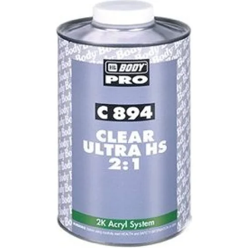 Lak HB BODY C894 CLEAR ULTRA HS transparentný 1L