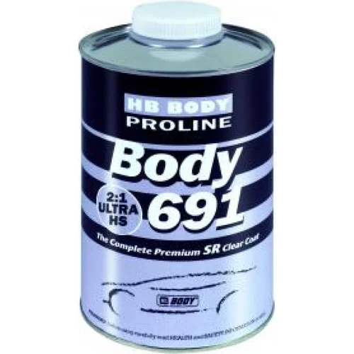 Lak HB BODY 691 CLEAR COAT UHS 2:1 Akrylátový lak transparentný 5l