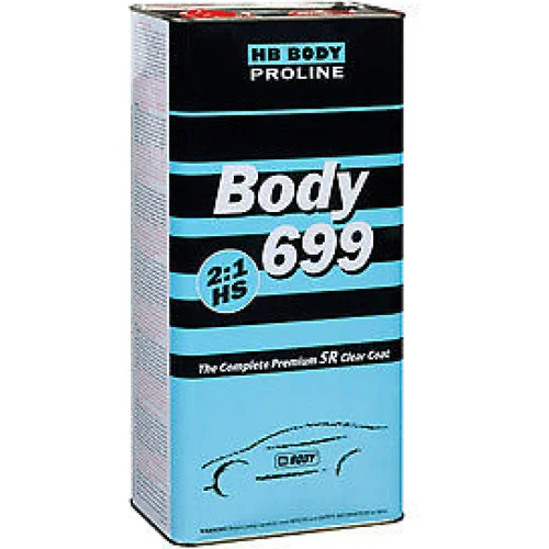 Lak HB BODY 699 Clear coat SR 2:1 akrylátový lak transparentný 5l