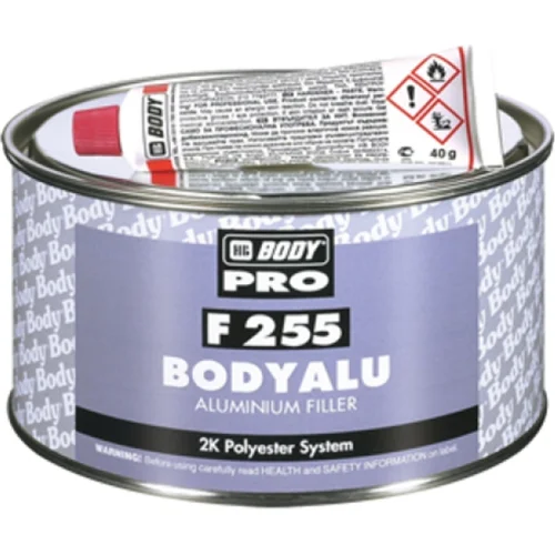 Tmel HB BODY ALU F255 - tmel s hliníkom strieborný 1,8 KG