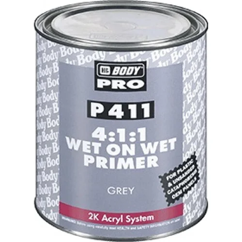 Plnič HB BODY P411 4:1:1 WET ON WET PRIMER šedý 1L