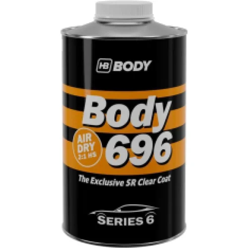 Lak HB BODY 696 AIR DRY HS SR rýchloschnúci lak, pripravený na leštenie za 60 min 2:1 5L