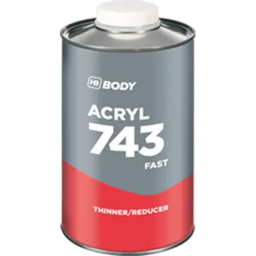 Riedidlo HB BODY 743 akrylové riedidlo rýchle / fast 1L
