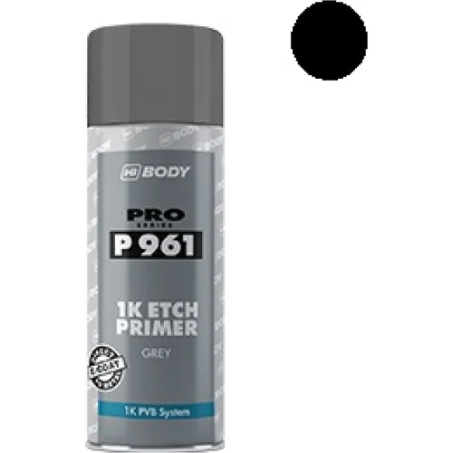 Základná farba HB BODY P961 etch primer odhrdzovač a reaktívny základ v jednom čierny v spreji 400ml