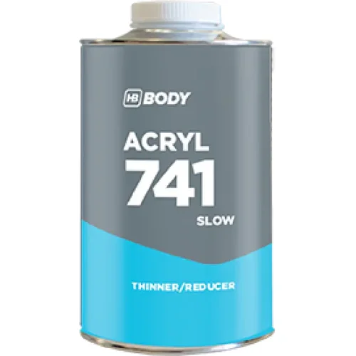 Riedidlo HB BODY 741 akrylové riedidlo pomalé transparentné 1L