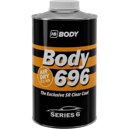 Lak HB BODY 696 AIR DRY HS SR rýchloschnúci lak, pripravený na leštenie za 60 min 2:1 1L