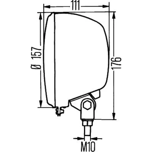 Hlavný svetlomet 1A5 003 190-001 /HELLA/ - obr. 1
