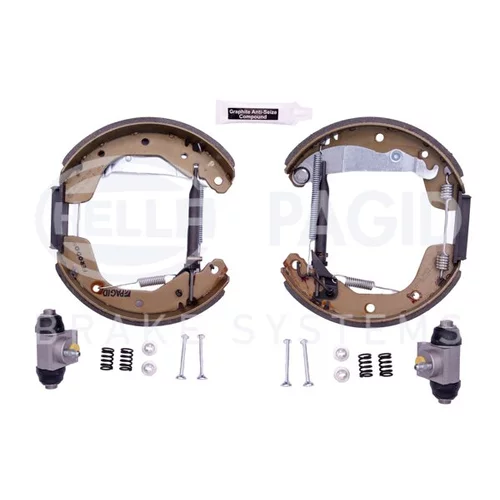 Sada brzdových čeľustí 8DB 355 005-031 /HELLA/ - obr. 1