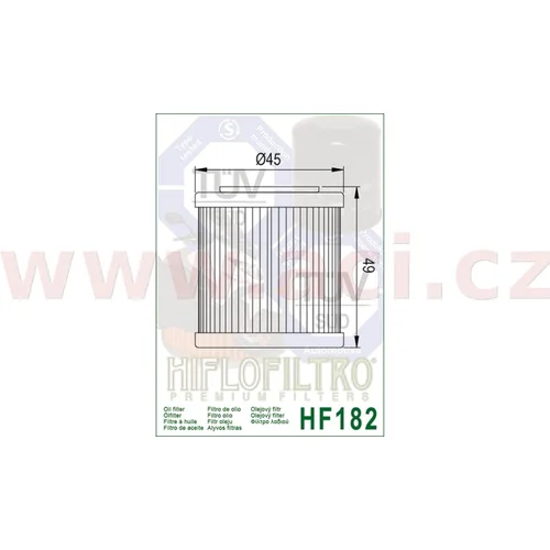 Olejový filter HIFLOFILTRO HF182 (HIFLO FILTRO) - obr. 1