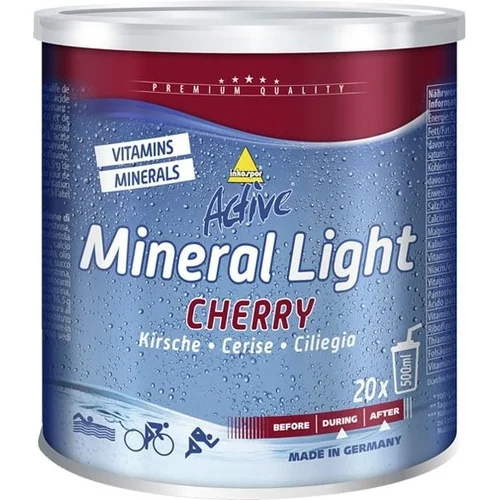 Iónový nápoj Active Mineral Light 330 g čerešňa INKOSPOR