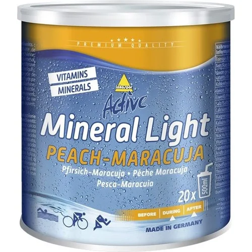 Iónový nápoj Active Mineral Light 330 g broskyňa - maracuja INKOSPOR
