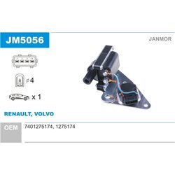 Zapaľovacia cievka JANMOR JM5056