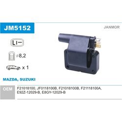 Zapaľovacia cievka JANMOR JM5152