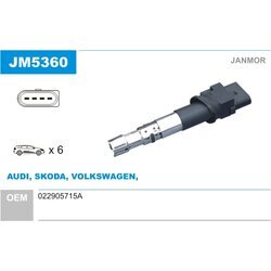 Zapaľovacia cievka JANMOR JM5360