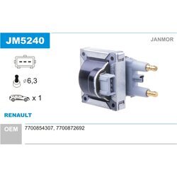 Zapaľovacia cievka JANMOR JM5240