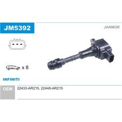 Zapaľovacia cievka JANMOR JM5392