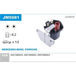 Zapaľovacia cievka JANMOR JM5081