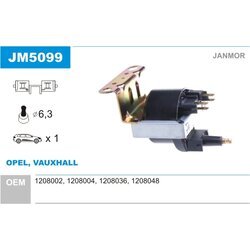 Zapaľovacia cievka JANMOR JM5099