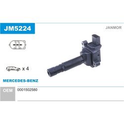 Zapaľovacia cievka JANMOR JM5224