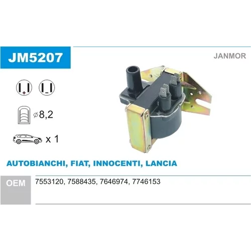 Zapaľovacia cievka JANMOR JM5207