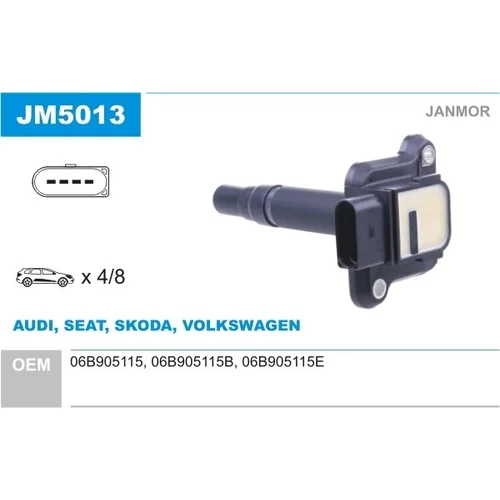 Zapaľovacia cievka JANMOR JM5013