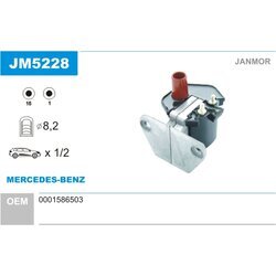 Zapaľovacia cievka JANMOR JM5228