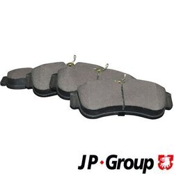 Sada brzdových platničiek kotúčovej brzdy JP GROUP 4063600110