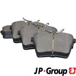 Sada brzdových platničiek kotúčovej brzdy JP GROUP 4163700710