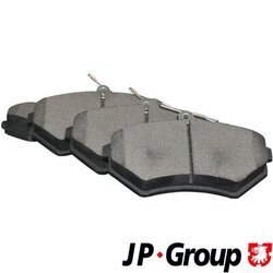 Sada brzdových platničiek kotúčovej brzdy JP GROUP 1163602010