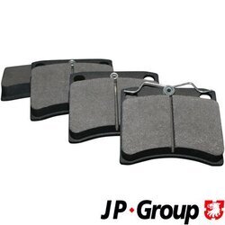 Sada brzdových platničiek kotúčovej brzdy JP GROUP 1163606610