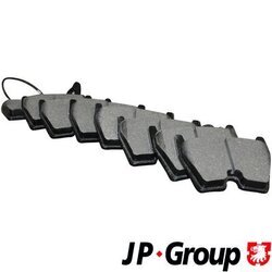 Sada brzdových platničiek kotúčovej brzdy JP GROUP 1163609310