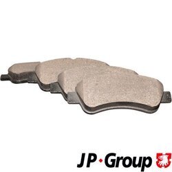 Sada brzdových platničiek kotúčovej brzdy JP GROUP 4163601210