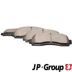 Sada brzdových platničiek kotúčovej brzdy JP GROUP 4063601110