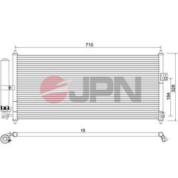 Kondenzátor klimatizácie JPN 60C9109-JPN - obr. 1