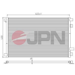 Kondenzátor klimatizácie JPN 60C9125-JPN - obr. 1