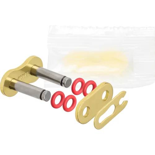 Reťazové spojenie 428HRO JT JTC-L-428HROGB-S CHAINS, (farba čierno-zlatá, odpojiteľné, typ SPRING)