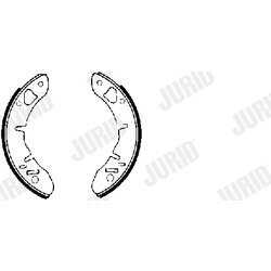 Sada brzdových čeľustí JURID 361038J - obr. 2